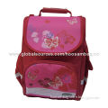 600D Polyester Oxford School Backpack for Lovely Girls, Top Handle and Adjustable PadNew